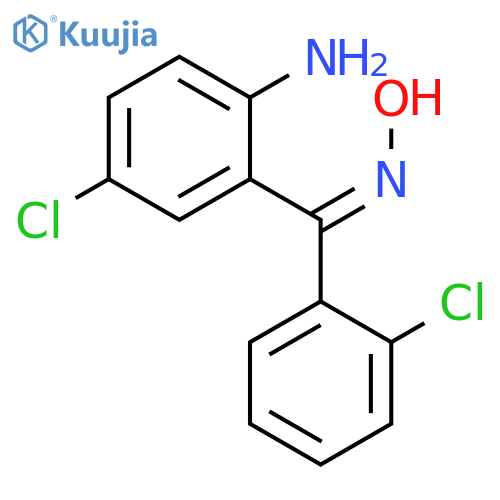 Methanone, (2-amino-5-chlorophenyl)(2-chlorophenyl)-, oxime, (E)- structure