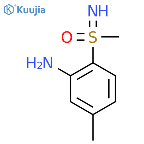 (2-amino-4-methylphenyl)(imino)methyl-lambda6-sulfanone structure