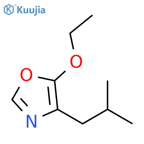 Oxazole, 5-ethoxy-4-(2-methylpropyl)- structure