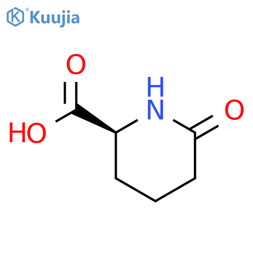 (2S)-6-Oxopiperidine-2-carboxylic acid structure