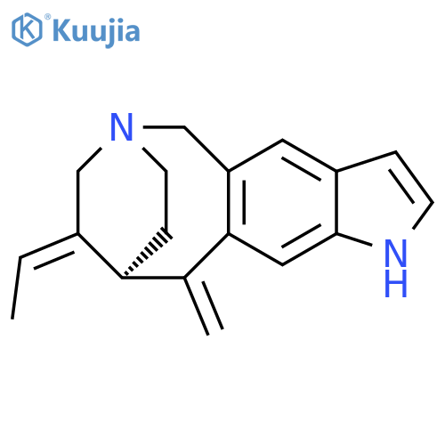 2,5-Ethano-2H-azocino[4,3-b]indole,4-ethylidene-1,3,4,5,6,7-hexahydro-6-methylene-, (4E,5R)- structure