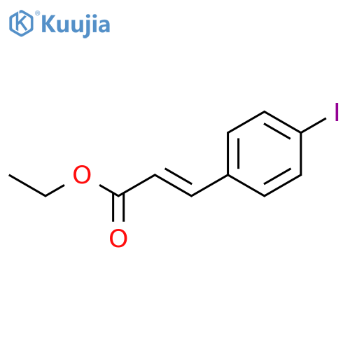 2-Propenoic acid, 3-(4-iodophenyl)-, ethyl ester structure
