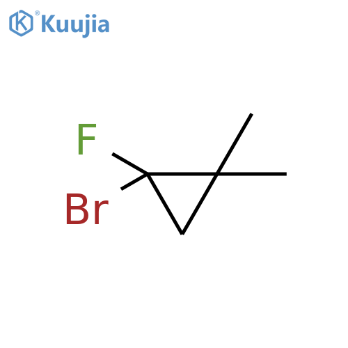 Cyclopropane, 1-bromo-1-fluoro-2,2-dimethyl- structure