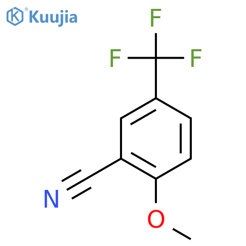 2-Methoxy-5-(trifluoromethyl)benzonitrile structure
