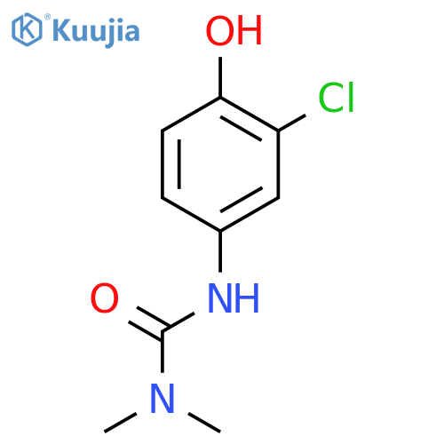 3-(3-chloro-4-hydroxyphenyl)-1,1-dimethylurea structure