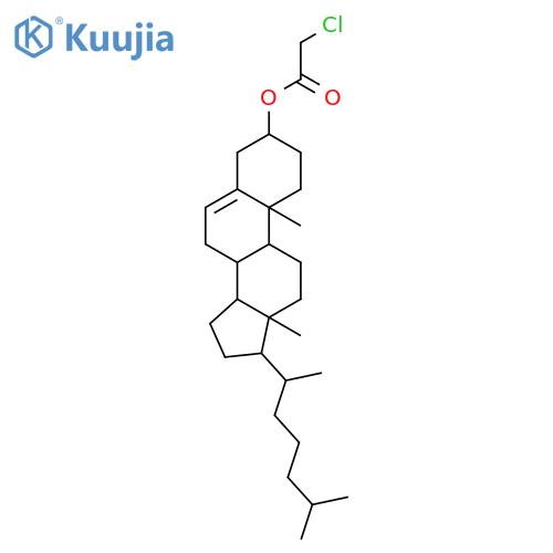 Cholest-5-en-3-ol (3b)-, 3-(2-chloroacetate) structure