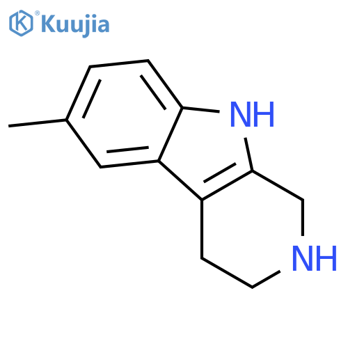 6-methyl-1H,2H,3H,4H,9H-pyrido3,4-bindole structure