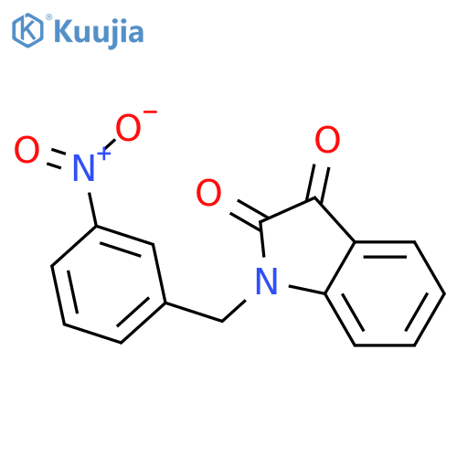 1-(3-Nitrobenzyl)-1H-indole-2,3-dione structure