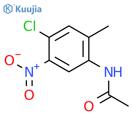 ACETAMIDE, N-(4-CHLORO-2-METHYL-5-NITROPHENYL)- structure