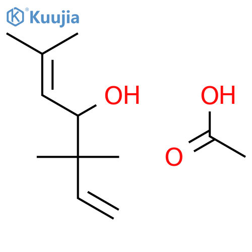 1,5-Heptadien-4-ol, 3,3,6-trimethyl-, acetate, (S)- structure