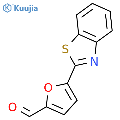 5-(1,3-benzothiazol-2-yl)furan-2-carbaldehyde structure