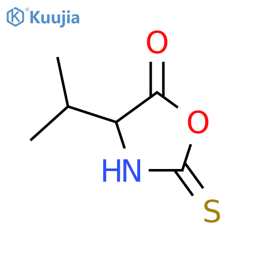 5-Oxazolidinone,4-(1-methylethyl)-2-thioxo- structure