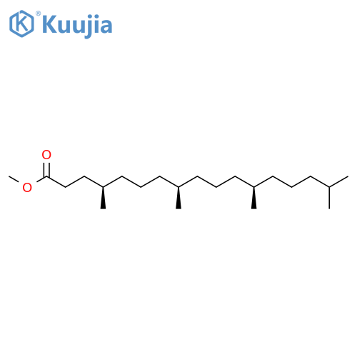Methyl (4R,8R,12R)-4,8,12,16-tetramethylheptadecanoate structure