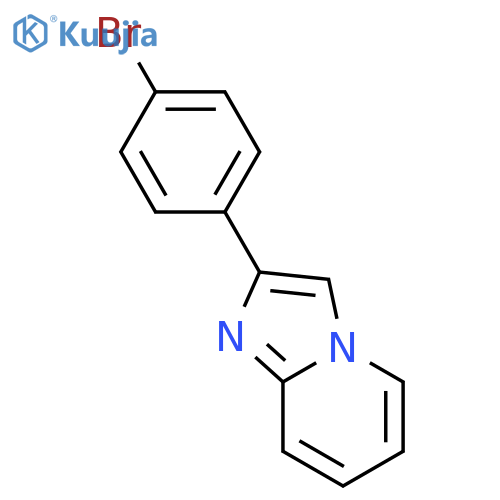 2-(4-bromophenyl)imidazo1,2-apyridine structure