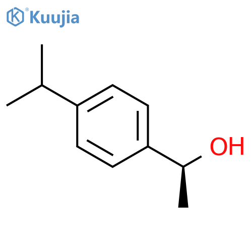(1S)-1-4-(propan-2-yl)phenylethan-1-ol structure