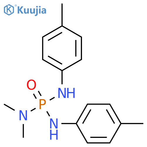 Phosphoric triamide, N,N-dimethyl-N',N''-bis(4-methylphenyl)- structure