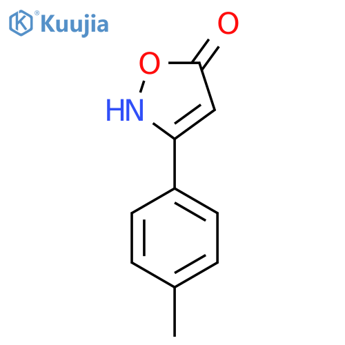 5-Hydroxy-3-(4-methylphenyl)isoxazole structure