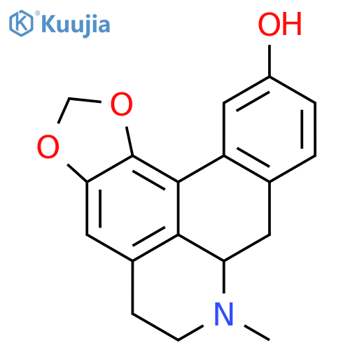 (7aS)-7-methyl-6,7,7a,8-tetrahydro-5H-[1,3]benzodioxolo[6,5,4-de]benzo[g]quinolin-11-ol structure
