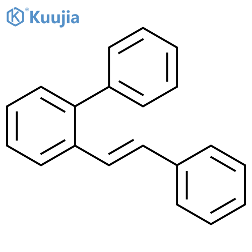1,1'-Biphenyl, 2-(2-phenylethenyl)-, (E)- structure