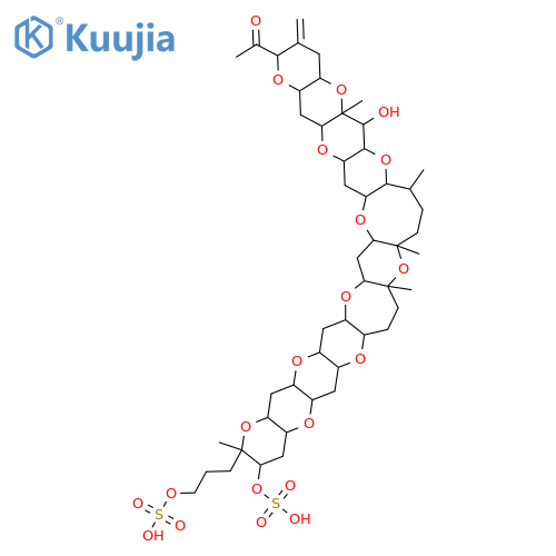 Yessotoxin; Homologue (n = 2), 42,43,44,45,46,47,55-heptanor, 41-ketone structure