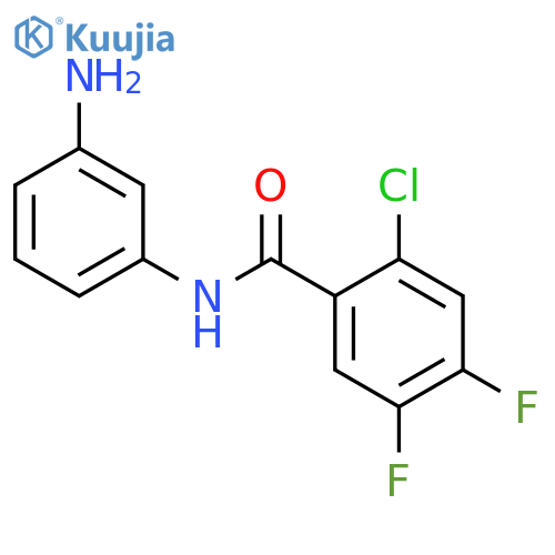 N-(3-Aminophenyl)-2-chloro-4,5-difluorobenzamide structure