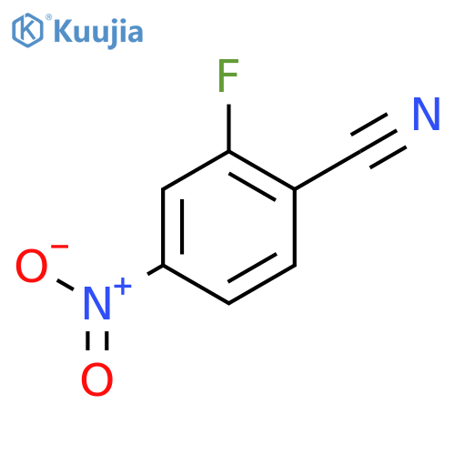 2-fluoro-4-nitro-benzonitrile structure