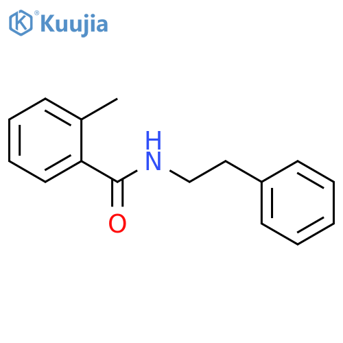 2-methyl-N-(2-phenylethyl)benzamide structure