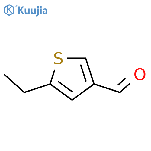 5-ethylthiophene-3-carbaldehyde structure