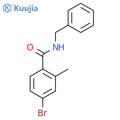 N-benzyl-4-bromo-n-methylbenzamide structure