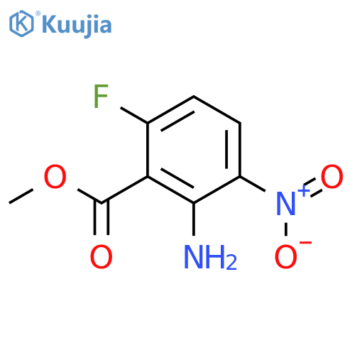 Methyl 2-amino-6-fluoro-3-nitrobenzoate structure