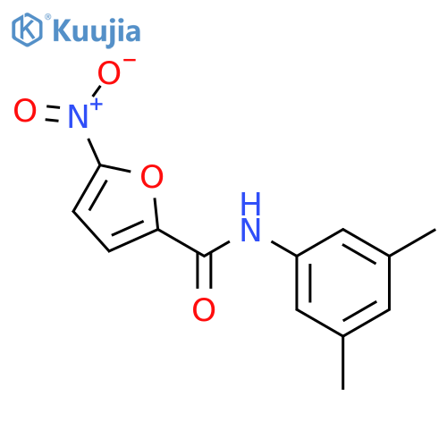 N-(3,5-dimethylphenyl)-5-nitro-2-furamide structure