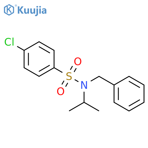 N-Benzyl-4-chloro-N-isopropyl-benzenesulfonamide structure
