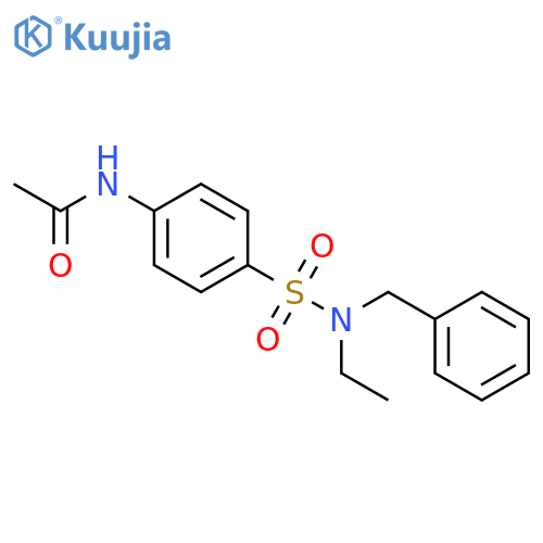 4'-(N-Benzyl-N-ethylsulfamoyl)acetanilide structure