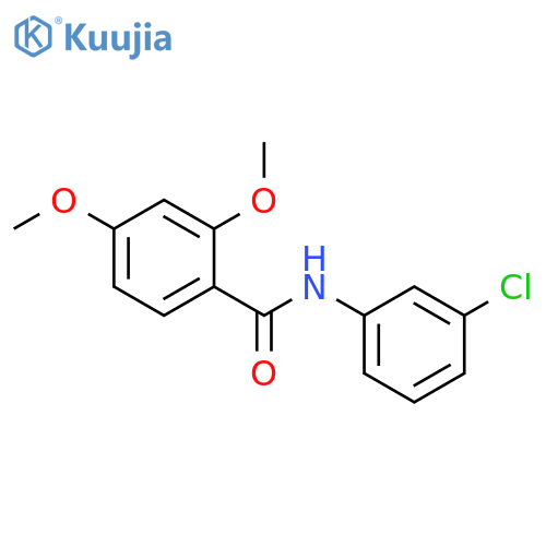 N-(3-chlorophenyl)-2,4-dimethoxybenzamide structure