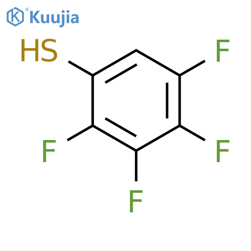 2,3,4,5-tetrafluorobenzene-1-thiol structure