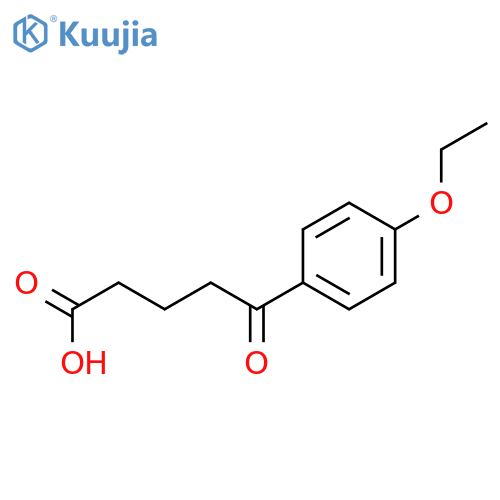 5-(4-ethoxyphenyl)-5-oxopentanoic acid structure