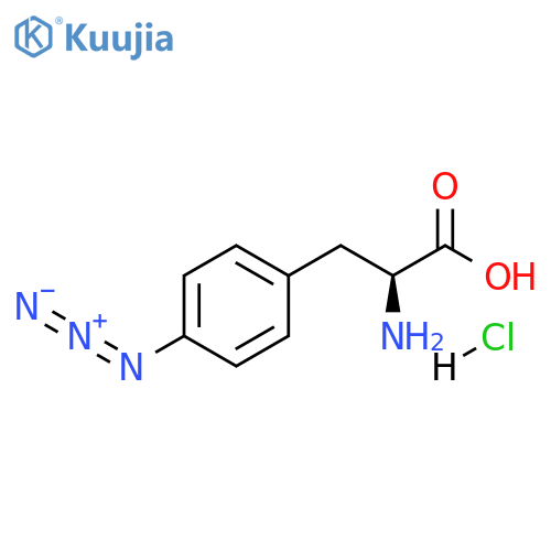 4-Azido-L-phenylalanine hydrochloride structure