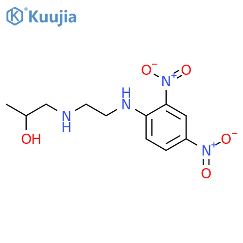 1-({2-(2,4-Dinitrophenyl)aminoethyl}amino)propan-2-ol structure