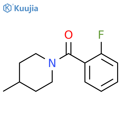 1-(2-Fluorobenzoyl)-4-methylpiperidine structure