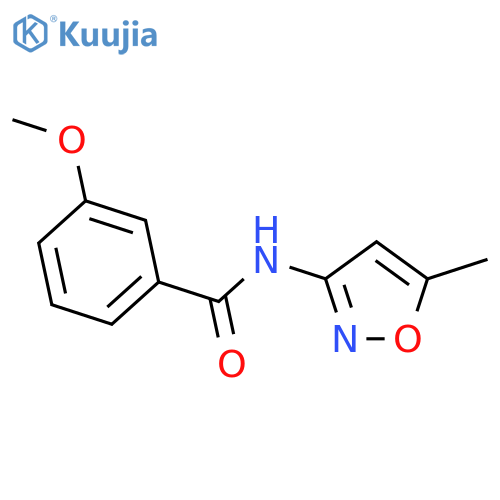 3-methoxy-N-(5-methyl-1,2-oxazol-3-yl)benzamide structure