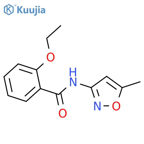 2-ethoxy-N-(5-methyl-1,2-oxazol-3-yl)benzamide structure