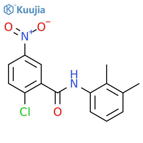 2-Chloro-N-(2,3-dimethyl-phenyl)-5-nitro-benzamide structure
