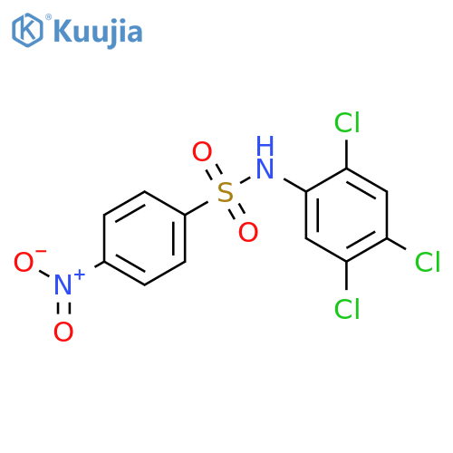 4-nitro-N-(2,4,5-trichlorophenyl)benzenesulfonamide structure