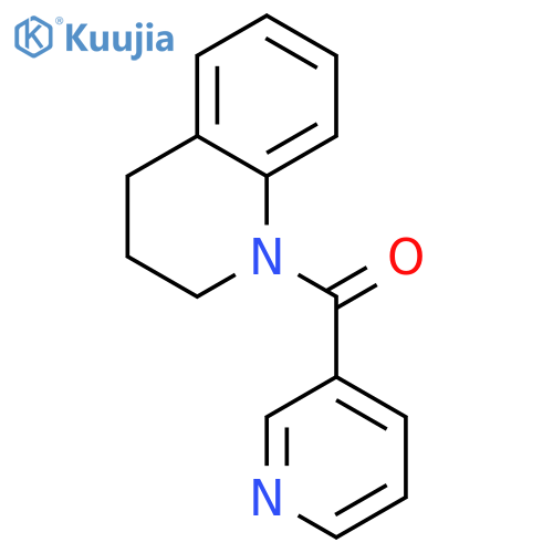 1-(pyridin-3-ylcarbonyl)-1,2,3,4-tetrahydroquinoline structure