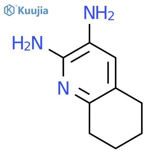 2,3-Quinolinediamine, 5,6,7,8-tetrahydro- structure