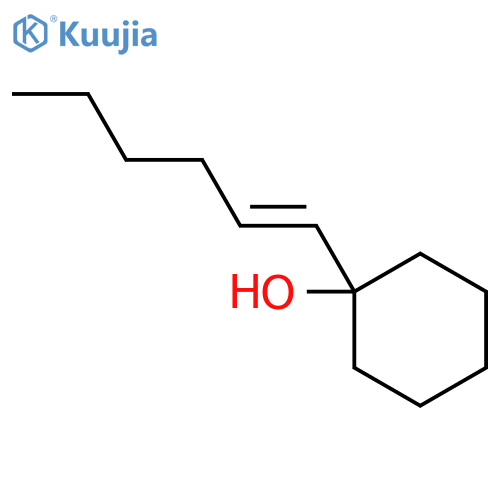 Cyclohexanol, 1-(1-hexenyl)-, (E)- structure