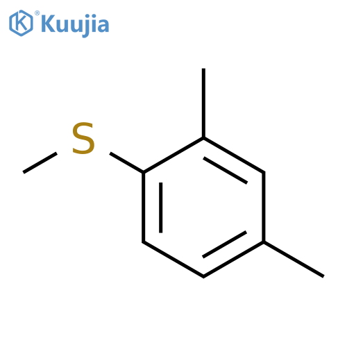 2,4-dimethyl-1-(methylsulfanyl)benzene structure