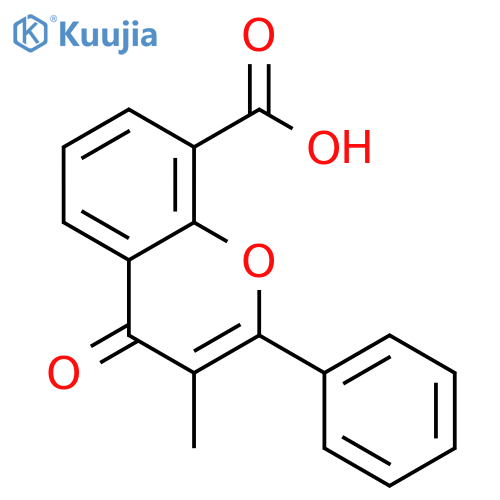 3-Methylflavone-8-carboxylic acid structure