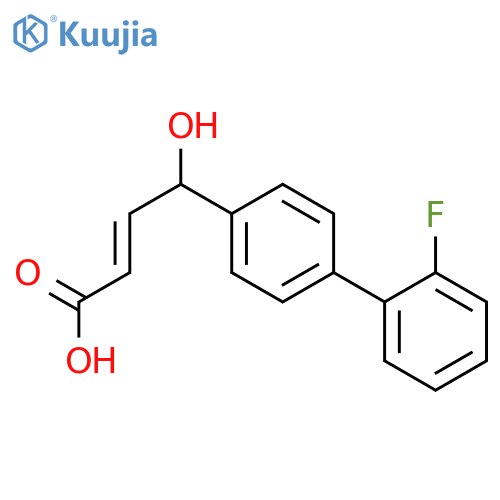 2-Butenoic acid,4-(2'-fluoro[1,1'-biphenyl]-4-yl)-4-hydroxy- structure