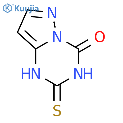 2-sulfanylidene-1H,2H,3H,4H-pyrazolo[1,5-a][1,3,5]triazin-4-one structure